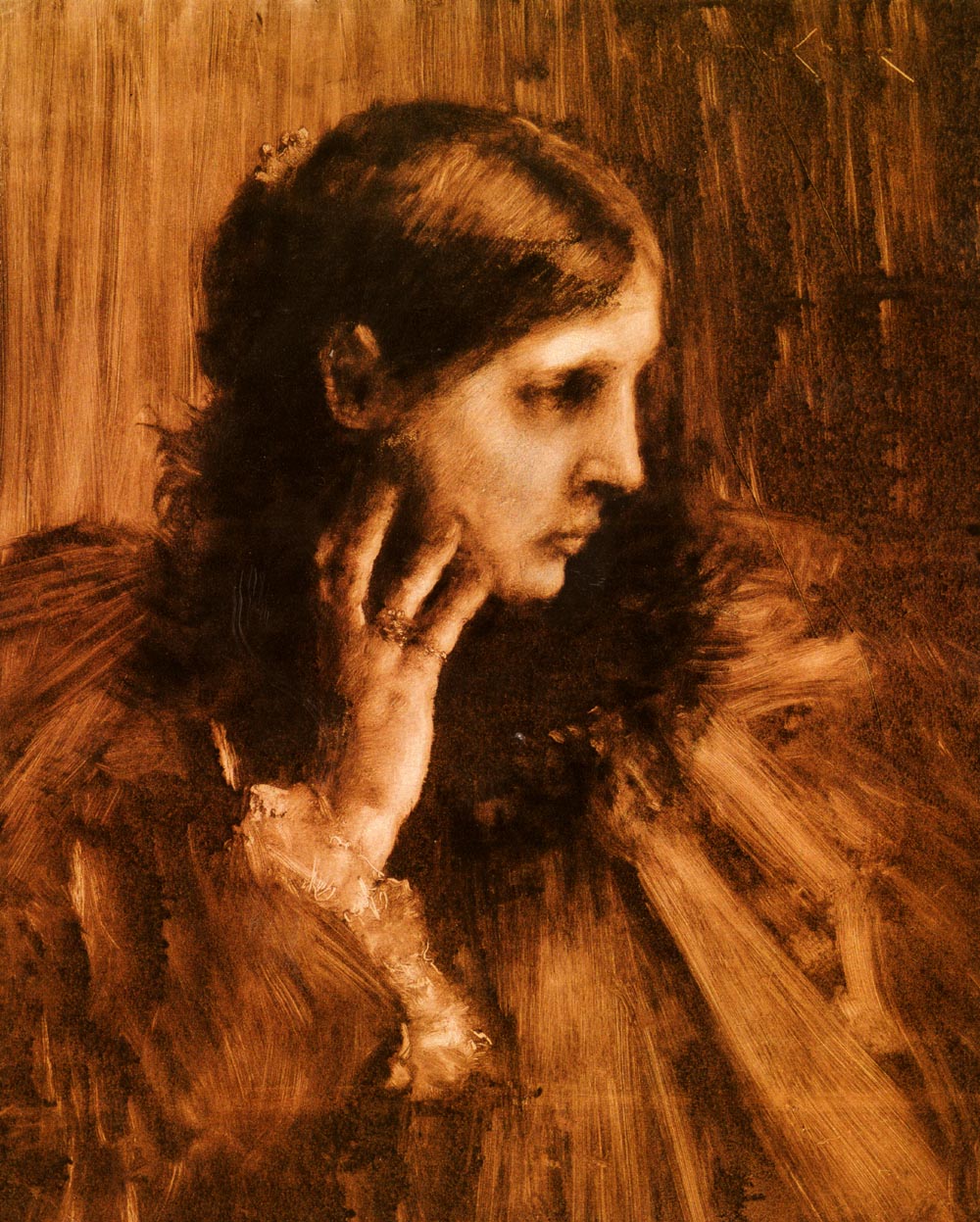 William Merritt Chase Reverie 1890 Fine Art Print