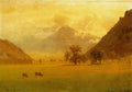 Albert Bierstadt Rhone Valley 1860 Fine Art Print