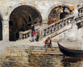 Edwin Lord Weeks Rialto Bridge, Venice 1903 Fine Art Print
