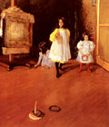 William Merritt Chase Ring Toss 1896 Fine Art Print