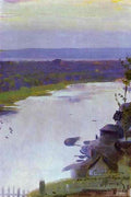 Mikhail Nesterov River Belaya 1909 Fine Art Print