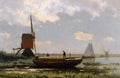 Johan Hendrik Weissenbruch River Landscape 1870 Fine Art Print