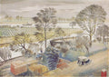 Eric Ravilious River Thames 1933 Fine Art Print