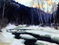 Clarence Gagnon River Thaw 1913 Fine Art Print