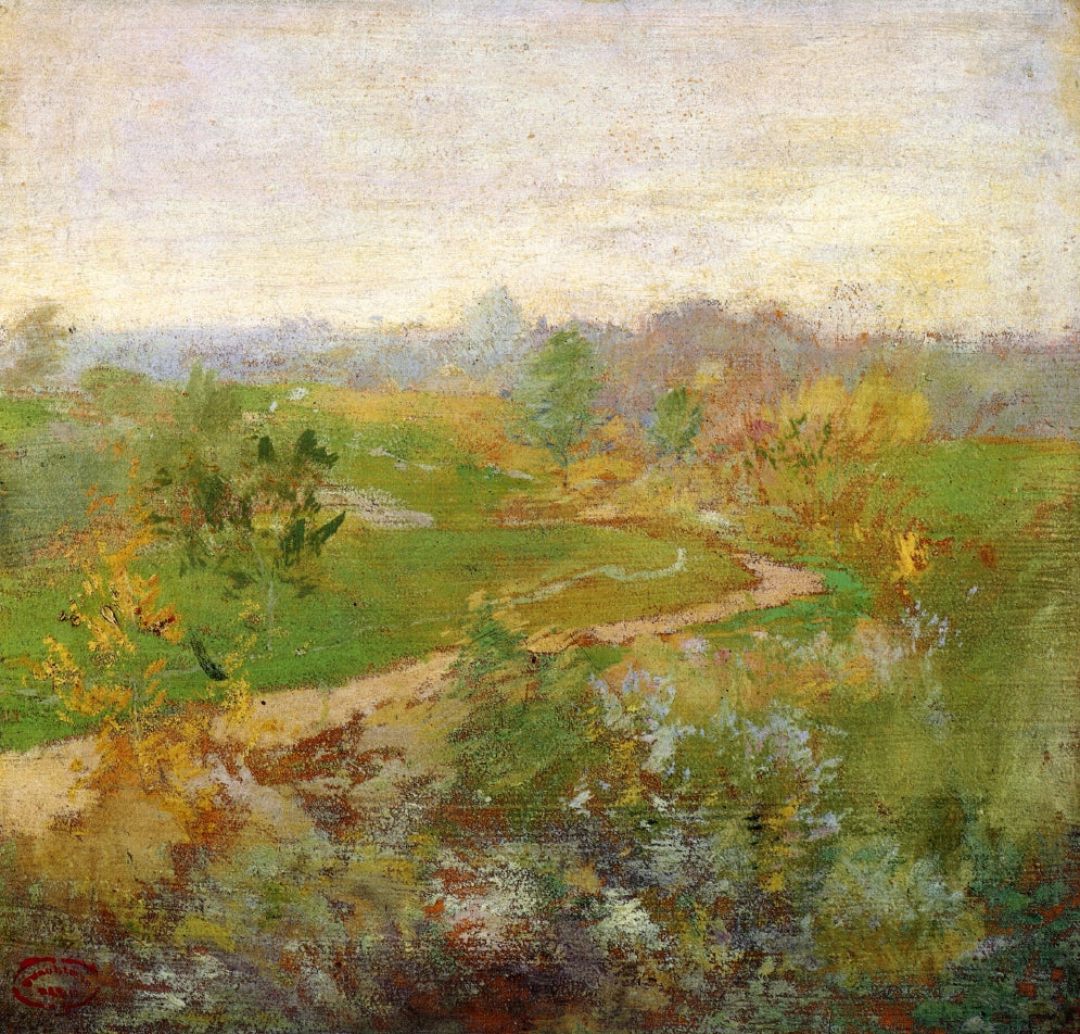 John Henry Twachtman Road over the Hill 1899 Fine Art Print