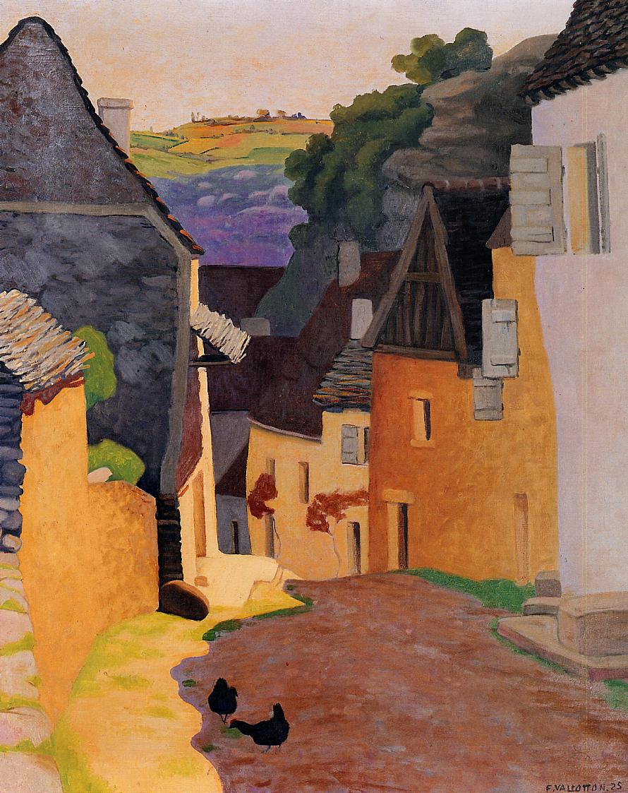 Felix Vallotton Rocamadour Landscape 1925 Fine Art Print