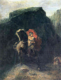 Odilon Redon Roland at Roncesvalles 1869 Fine Art Print