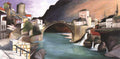 Tivadar Kosztka Csontvary Roman Bridge at Mostar 1903 Fine Art Print