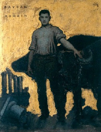 Xavier Mellery Roman Peasant 1921 Fine Art Print