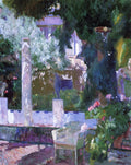 Joaquín Sorolla Rose Bush at the Sorolla House 1918 Fine Art Print