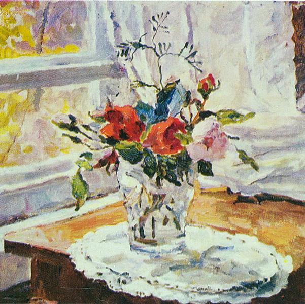 Pyotr Konchalovsky Roses 1955 Fine Art Print