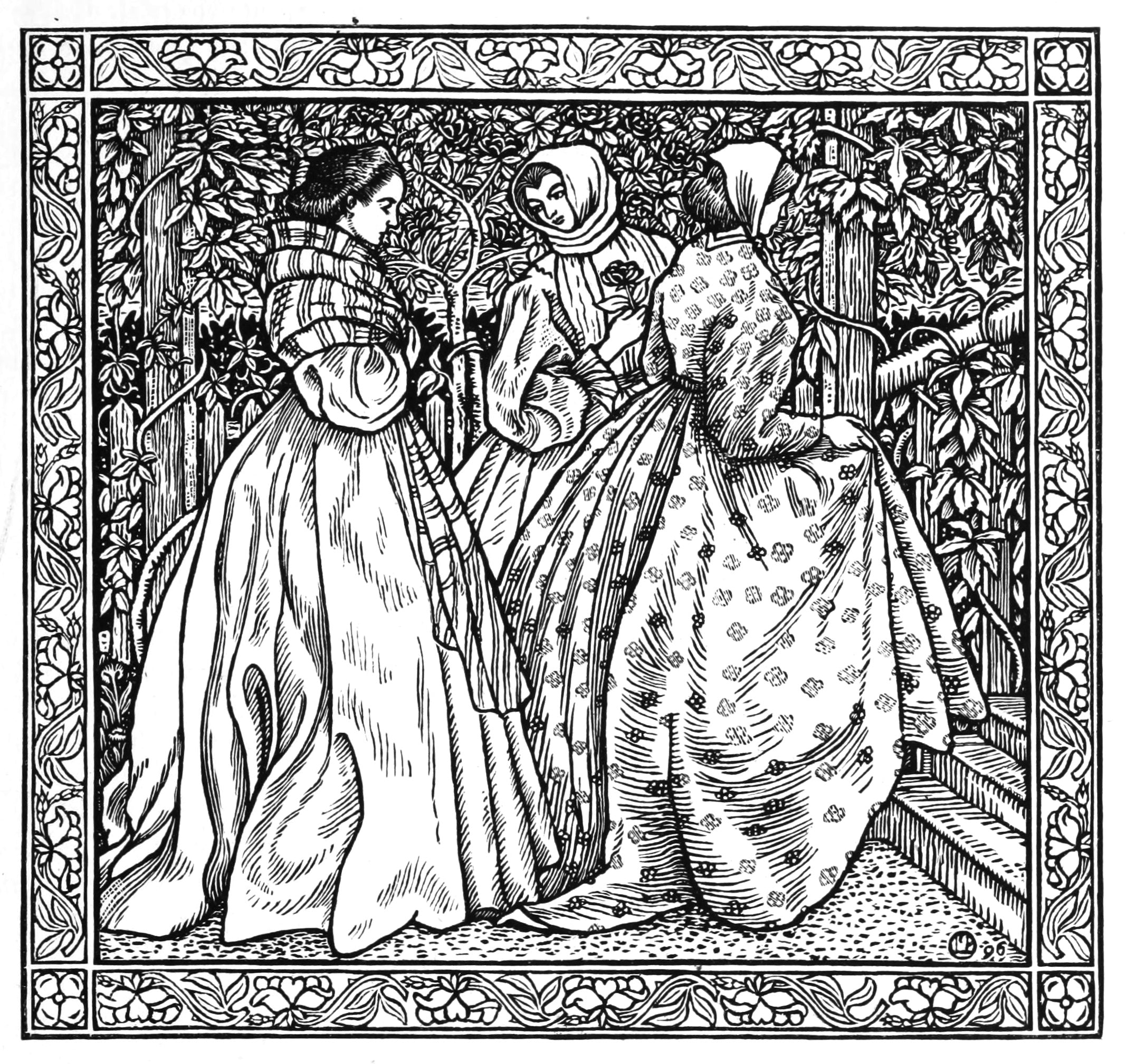 Lucien Pissarro Roses of Yesteryear 1896 Fine Art Print