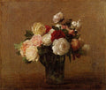Henri Fantin-Latour Roses in a Glass Vase 1879 Fine Art Print