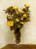 Henri Fantin-Latour Roses Lying on Gold Velvet 1892 Fine Art Print