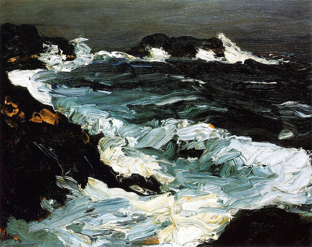 Robert Henri Rough Seas near Lobster Point 1903 Fine Art Print