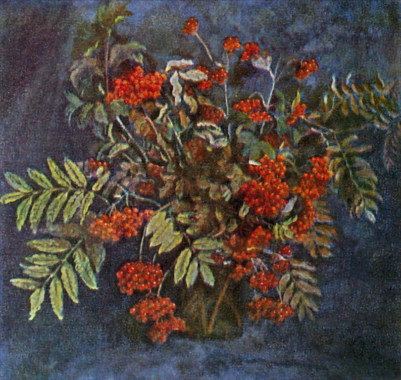 Ilya Mashkov Rowanberry 1939 Fine Art Print
