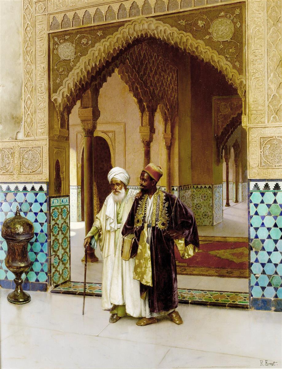 Rudolf Ernst After Prayers 1885 Fine Art Print