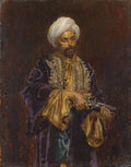 Rudolf Ernst The Pistol 1885 Fine Art Print