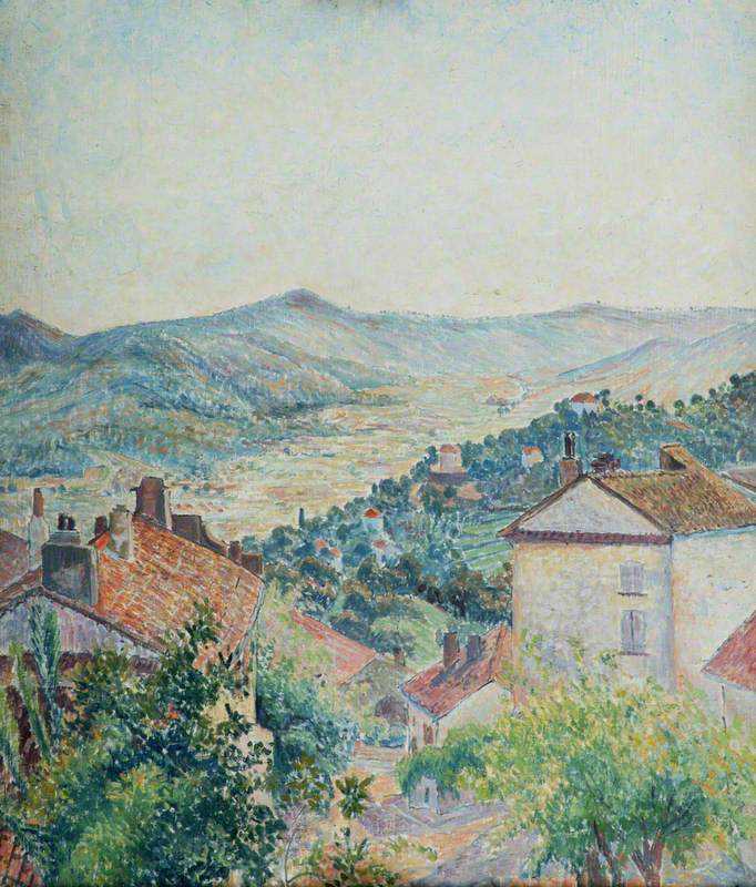 Lucien Pissarro Rue Jean Aicard, Bormes 1926 Fine Art Print