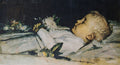 Albrecht Anker Ruedi Anker on his death bed, Christoph Blocher Collection 1869 Fine Art Print