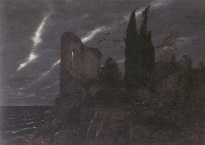 Arnold Böcklin Ruins by the Sea 1880 Fine Art Print