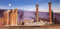 Tivadar Kosztka Csontvary Ruins of the Jupiter Temple in Athens 1904 Fine Art Print