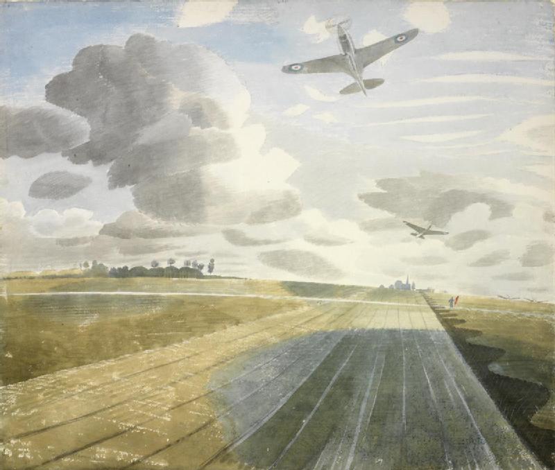 Eric Ravilious Runway Perspective 1942 Fine Art Print