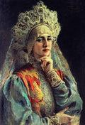 Konstantin Makovsky Russian Beauty 1900 Fine Art Print