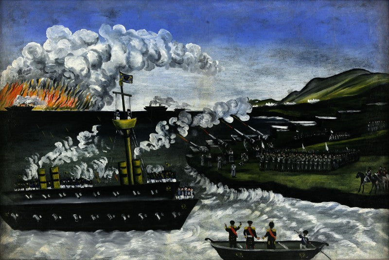 Niko Pirosmani The Russian-Japanese War 1906 Fine Art Print
