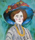 Ilya Mashkov The Lady in the Hat 1909 Fine Art Print