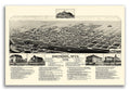 Cheyenne Wyoming Historic Panoramic Town Map 1882 Fine Art Print