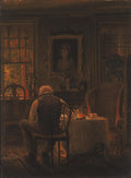 Edward Lamson Henry The Widower 1873 Fine Art Print