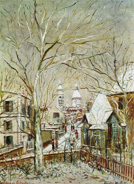 Maurice Utrillo Sacre-Coeur and castle Brouillards 1934 Fine Art Print