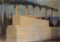 Tivadar Kosztka Csontvary Sacrificial Stone in Baalbek 1907 Fine Art Print