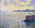 Theo van Rysselberghe Sailboats and Estuary 1892 Fine Art Print