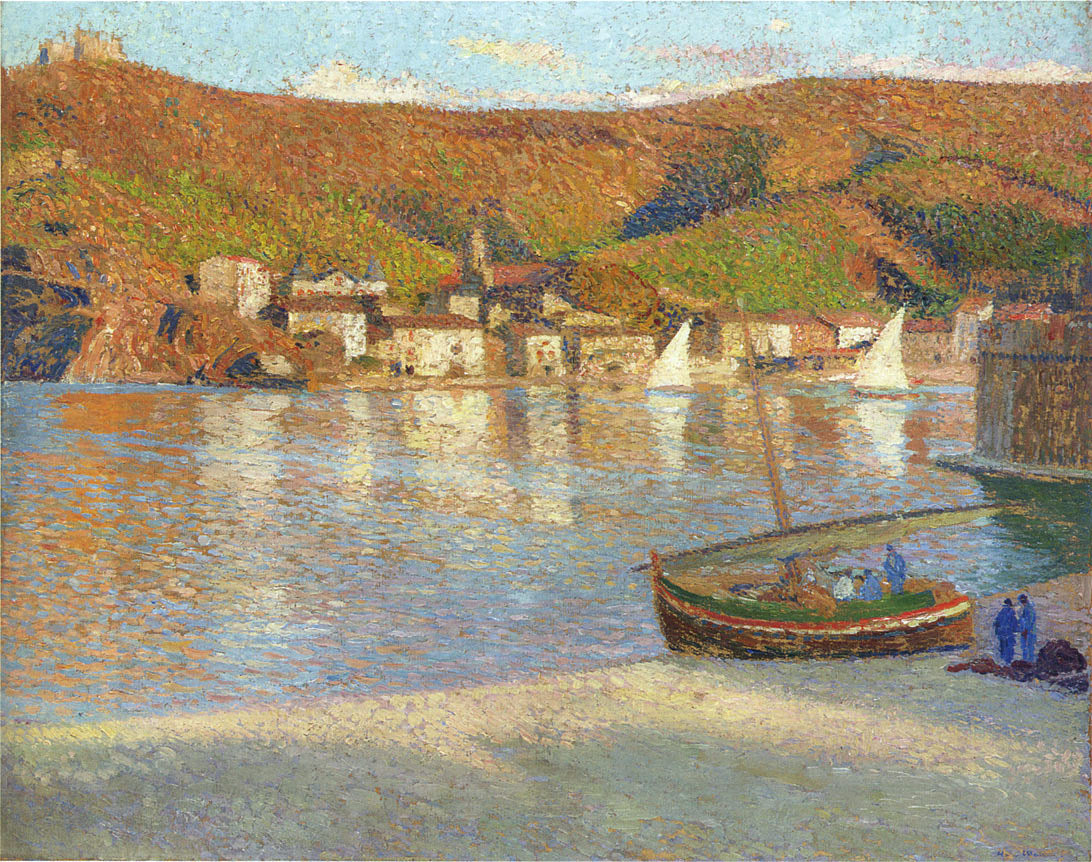 Henri Martin Sailboats in the Port 1902 Fine Art Print