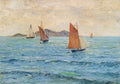 Maxime Maufra Sailboats 1900 Fine Art Print