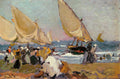 Joaquín Sorolla Sailing Vessels on a Breezy Day, Valencia 1908 Fine Art Print
