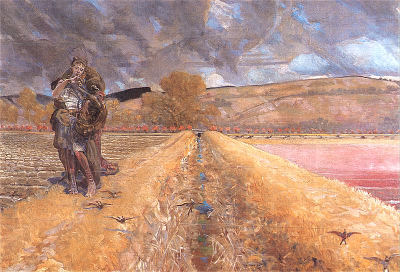 Jacek Malczewski Saint Agnes 1920-1921 Fine Art Print
