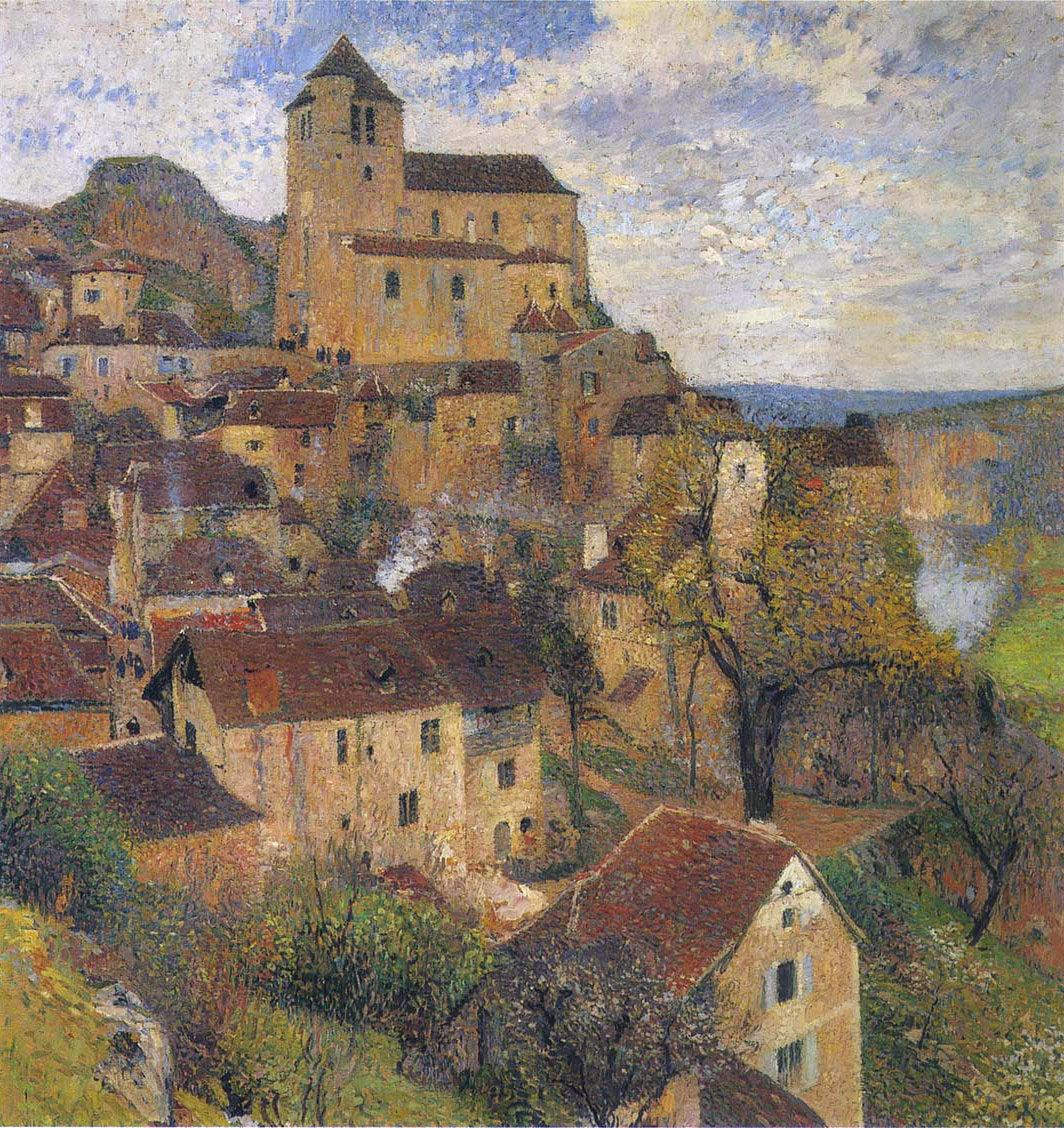Henri Martin Saint Cirq Lapopie 1929 Fine Art Print