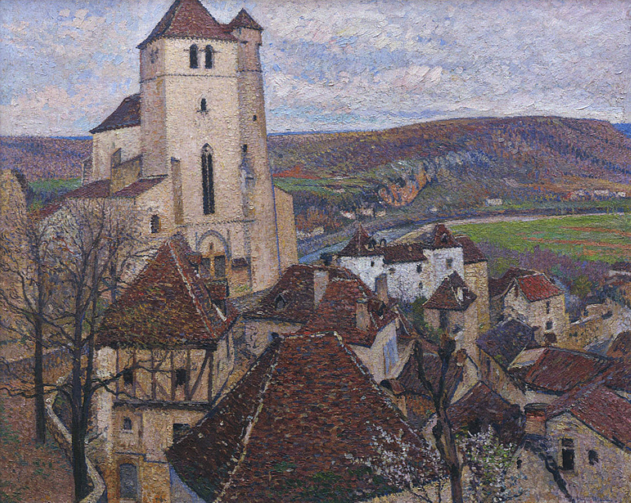 Henri Martin Saint Cirq Lapopie #3 1926 Fine Art Print
