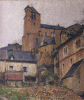 Henri Martin Saint-Cirq Lapopie Square 1915 Fine Art Print