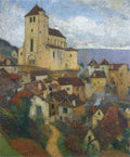 Henri Martin Saint Cirq Lapopie 1929 Fine Art Print