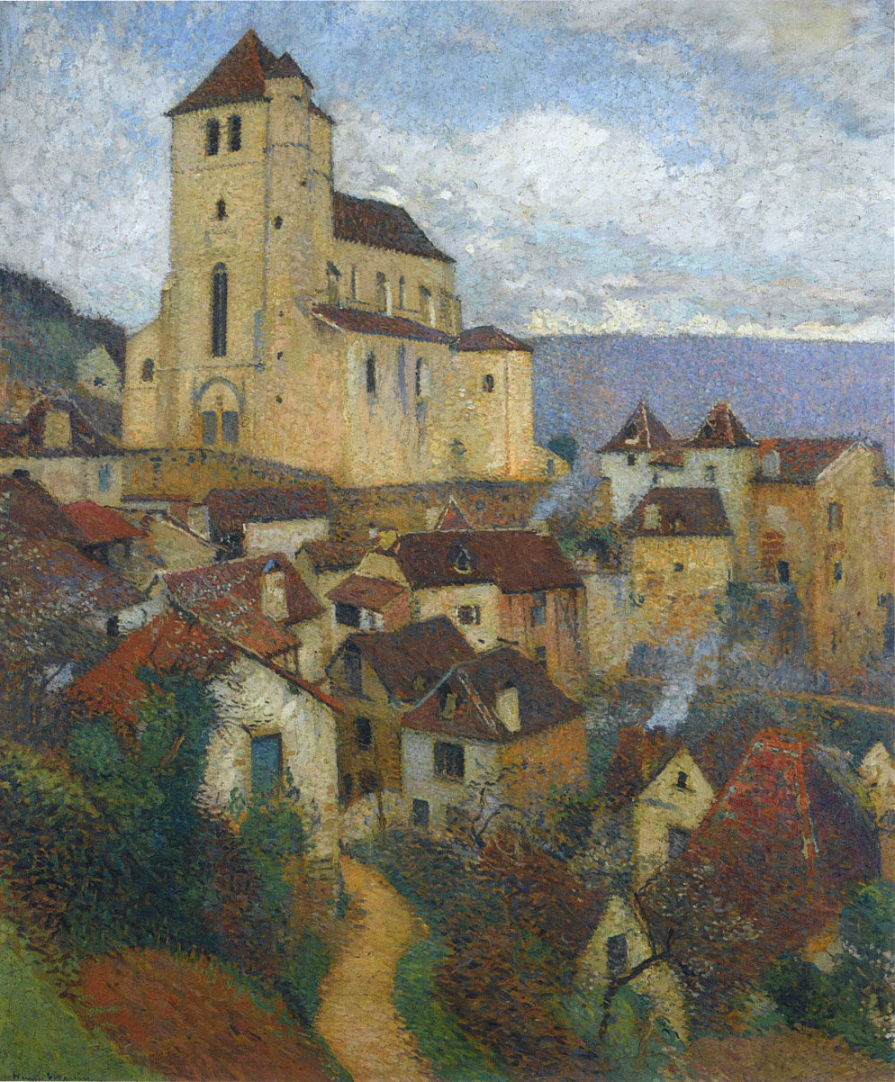 Henri Martin Saint Cirq Lapopie 1929 Fine Art Print