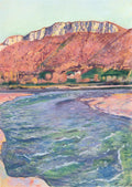 Ferdinand Hodler Saleve in autumn 1891 Fine Art Print