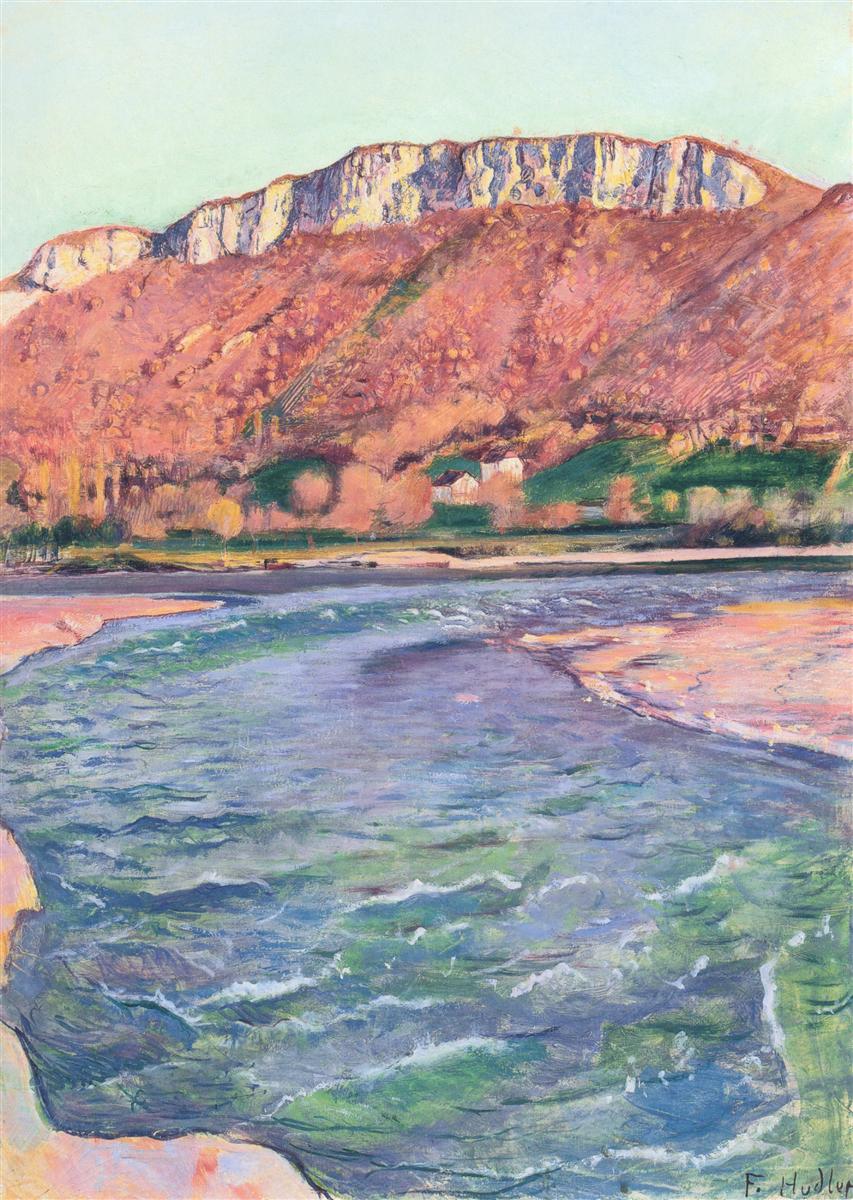 Ferdinand Hodler Saleve in autumn 1891 Fine Art Print