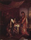Vasily Surikov Salome Brings Head of Saint John the Baptist to Her Mother Herodias 1872 Fine Art Print