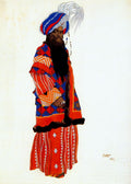 Leon Bakst Samarkand Sultan 1922 Fine Art Print