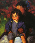 Robert Henri Sammy and His Mother 1915 Fine Art Print