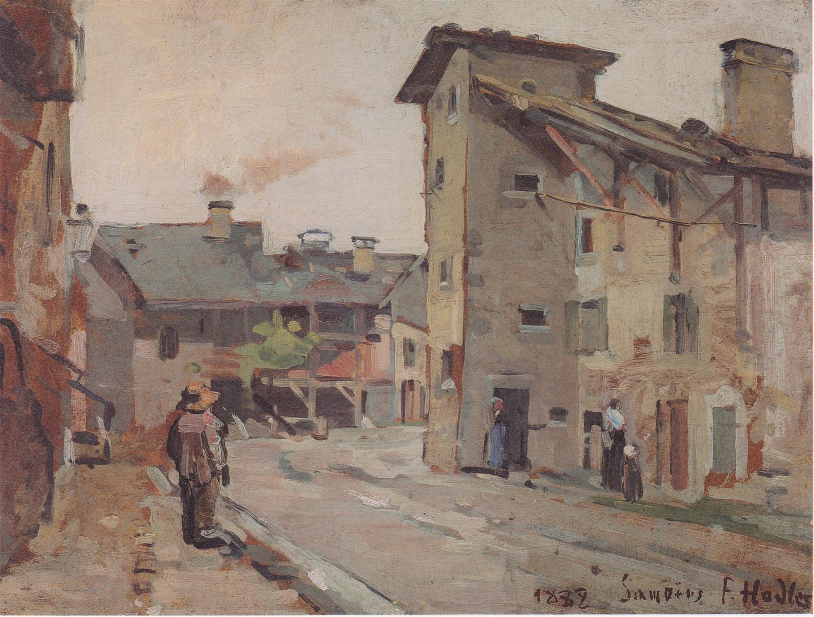 Ferdinand Hodler Samoëns 1882 Fine Art Print